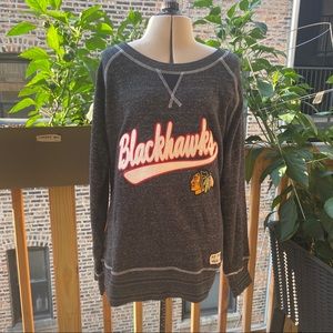 Chicago Blackhawks Patchwork Crewneck Sweatshirt